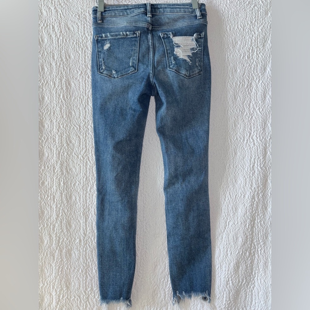 Flying Monkey Button Up Destroyed/Distressed Raw … - image 4